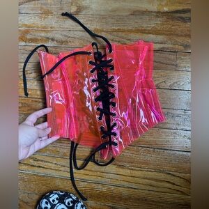 📦J valentine neon corset